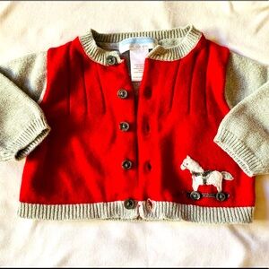 Janie and Jack Darling Cotton Cardigan Sweater